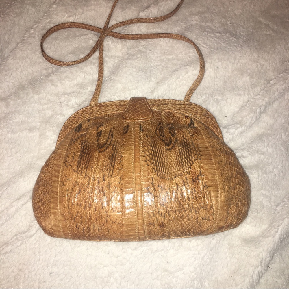 Vintage Kane M Snakeskin purse